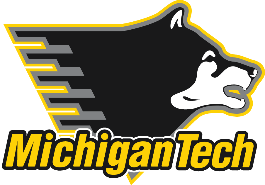 Michigan Tech Huskies logos iron-ons